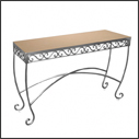 Raw Steel Table & Stands