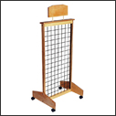 Wood Gridwall Display Fixtures