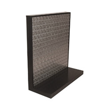 Steel Slatwall L-Shape Display