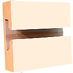 LPL Almond Slatwall Panel 