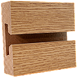 LPL Oak Slatwall Panel 