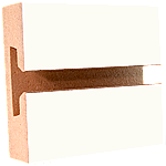 LPL White Slatwall Panel