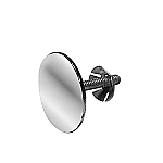 Chrome Round Tubing End Cap 