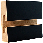 LPL Black Slatwall Panel