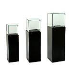Tecno Square Gallery Pedestal Showcase  