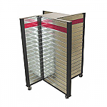 Steel Slatwall Pinwheel Display 