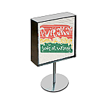 Double Sided Metal T-Shirt Display Box 