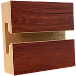 LPL Cherry Slatwall Panel