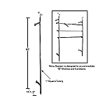 Raw Steel Outrigger Posts