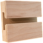 White Birch Veneer Slatwall Panel 