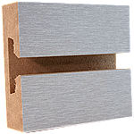 LPL Brushed Aluminum Slatwall Panel